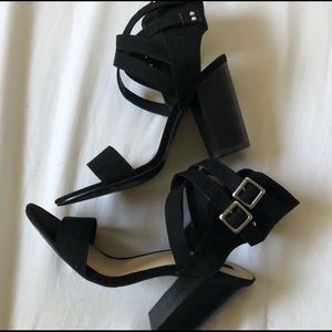 Block Heels - CrissCross Buckle Straps